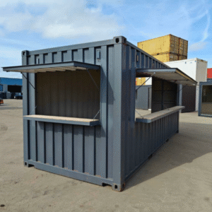 Barra de contentor marítimo 20DC MIIU88811546 cinzento