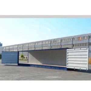 Contentor High Cube de 40 pés com laterais abertas