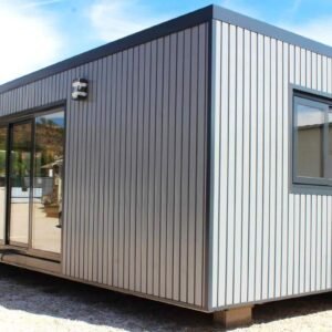 Modul mit Wänden in Eichen-Melamin-Optik (PVC)