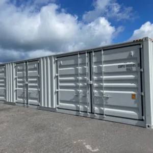 40-Fuß-High-Cube-Seecontainer mit 3 Seitentüren (neuwertig)