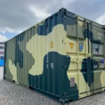 Contenedor de envío de 20 pies – Nuevo patrón de camuflaje